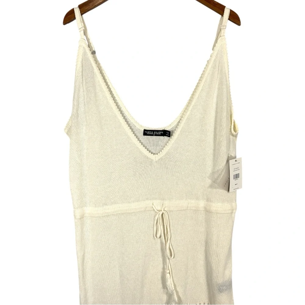 NWT Tabria Majors X FTF ‘The Cover Up' Crochet Dress in Natural Size 2/ 2X - Picture 8 of 11